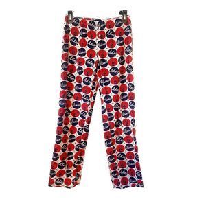 Disney Cruise Line Red and Blue Women's Pajama Pants
